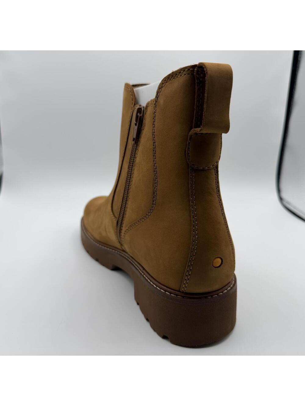 Samuel Hubbard Made in Portugal Van Ness Chelsea Boots Nubuck Size 7.5 Tan W1500 - Picture 9 of 11